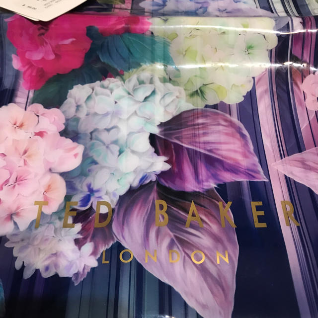 ted baker テッドベイカー フローラル 花柄 コーチジャケット ネイビー