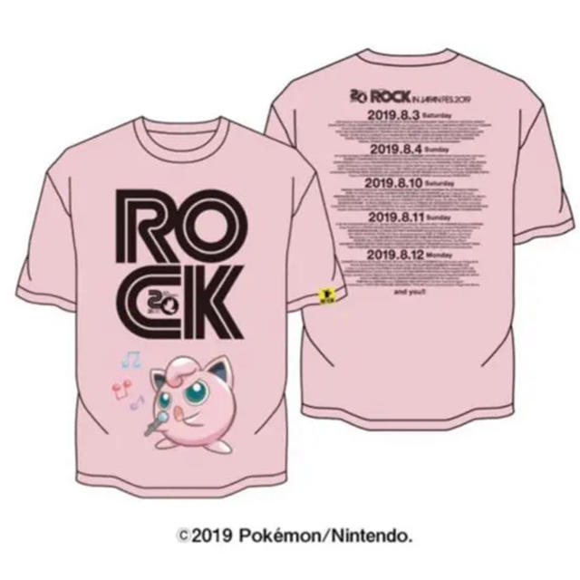 ロックインジャパン　プリン　ポケモン　Tシャツ　ROCK IN JAPAN