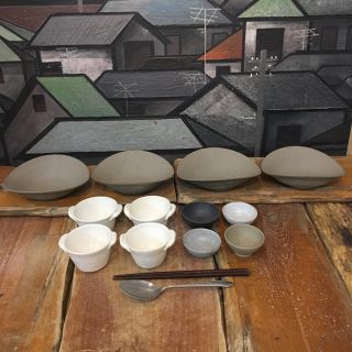 藤様専用 新品 陶器 陶芸作家 人気のヨーグルトカップ4個A(食器)