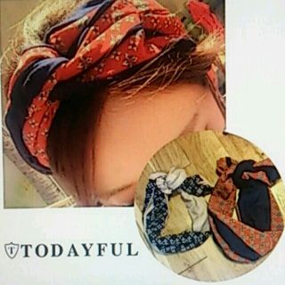 トゥデイフル(TODAYFUL)の◆todayful◆サテンターバン(ヘアバンド)