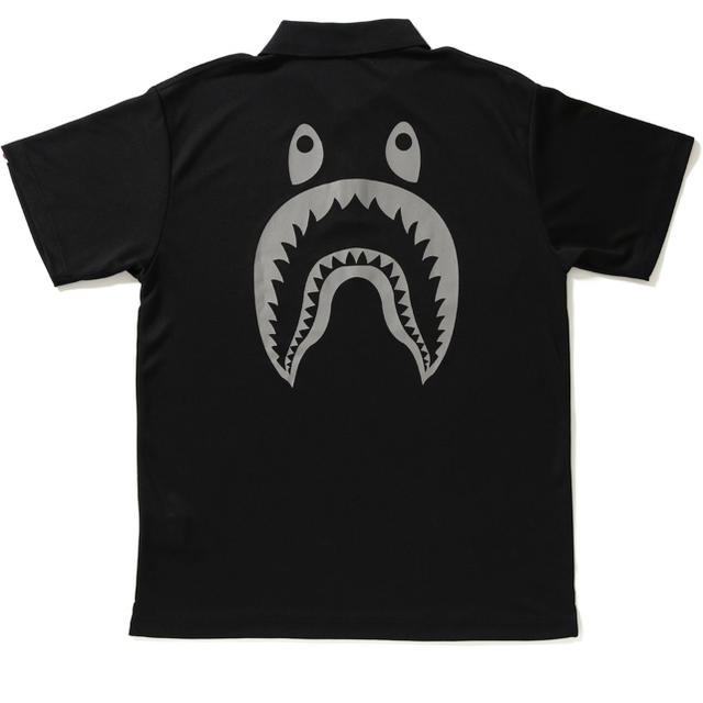 BAPE SHARK POLO APE エイプ ポロシャツ シャークBLACK