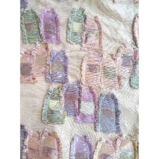 ツモリチサト(TSUMORI CHISATO)のミニー様専用☆絵の具ジャガードとシルク生地(生地/糸)