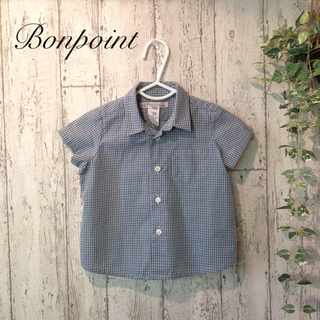 ボンポワン(Bonpoint)のBonpoint チェックシャツ(シャツ/カットソー)