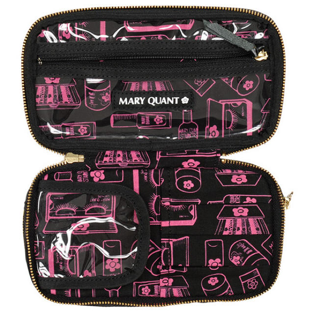 MARY QUANT(マリークワント)の【美品❤︎】MARY QUANT 大容量コスメポーチ レディースのファッション小物(ポーチ)の商品写真