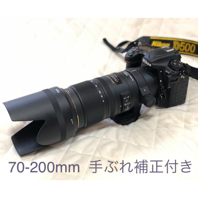 ニコン用シグマ 70-200mm F2.8 手ぶれ補正付き t＆fカメラ