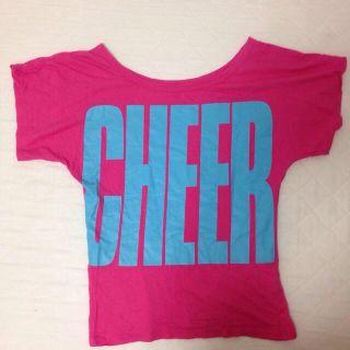 チアー(CHEER)の裏も表もかわいい☆CHEER(Tシャツ(半袖/袖なし))