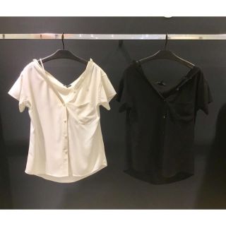 セオリー(theory)のTheory 18SS オフショルダーブラウス(シャツ/ブラウス(半袖/袖なし))