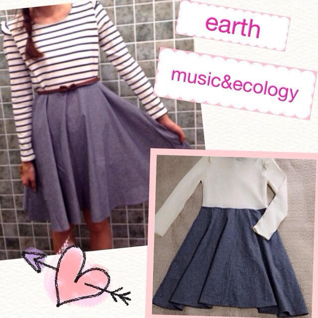 earth music & ecology(アースミュージックアンドエコロジー)のあおさま専用(u_u)♡ レディースのワンピース(ひざ丈ワンピース)の商品写真