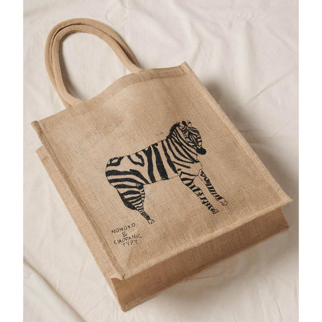 CIAOPANIC TYPY(チャオパニックティピー)のジュートバッグ シマウマ レディースのバッグ(トートバッグ)の商品写真