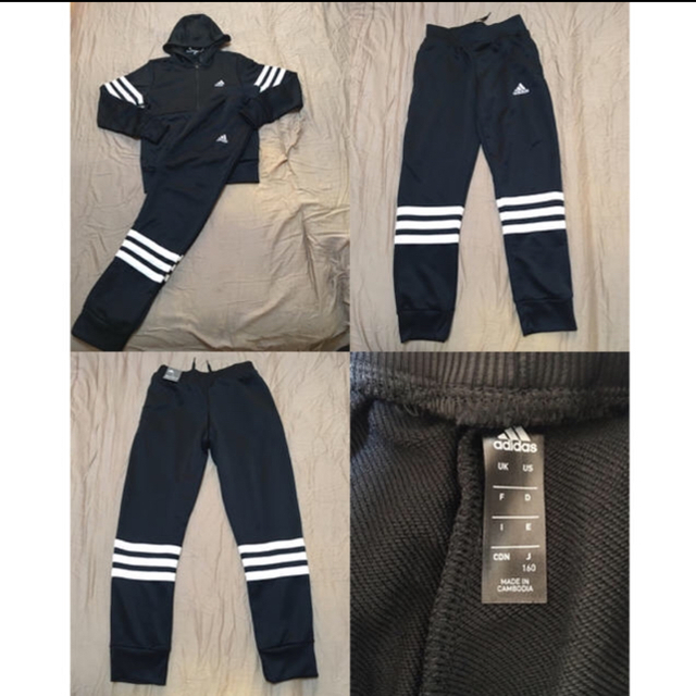 adidas(アディダス)の[新品] アディダス ジュニア ジャージ セットアップ キッズ/ベビー/マタニティのキッズ服男の子用(90cm~)(ジャケット/上着)の商品写真