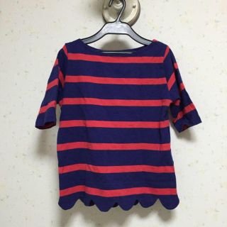 ドットアンドストライプスチャイルドウーマン(Dot&Stripes CHILDWOMAN)のボーダートップス(Tシャツ(半袖/袖なし))