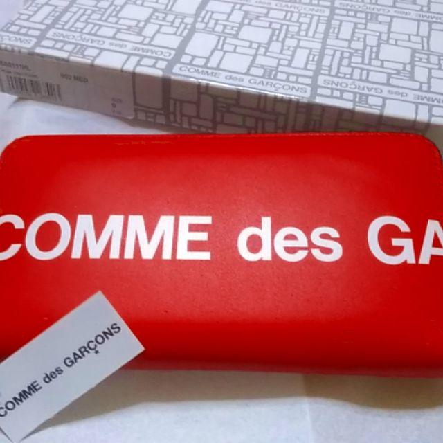 COMME des GARCONS(コムデギャルソン)の新品コムデギャルソンHuge Logo Wallet財布 Red メンズのファッション小物(長財布)の商品写真