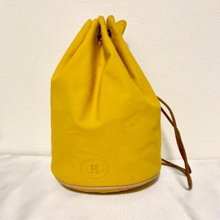 エルメス(Hermes)のエルメス✴︎ポロションミミル ハンドバッグ✴︎黄色(ショルダーバッグ)