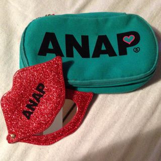 アナップ(ANAP)のANAP▷化粧ポーチ&鏡(ポーチ)