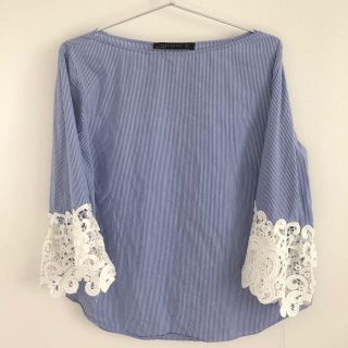 ザラ(ZARA)のＺＡＲＡ レース ブラウス(シャツ/ブラウス(長袖/七分))