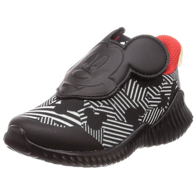 adidas(アディダス)のアディダス ミッキーコラボ 15センチ ブラック レッド キッズ/ベビー/マタニティのキッズ靴/シューズ(15cm~)(スニーカー)の商品写真