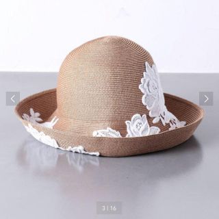 FOXEY - アシーナニューヨーク ❤️麦わら帽子 レース 刺繍 お花の ...