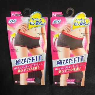 ユニチャーム(Unicharm)のソフィ 極ピタFIT カジュアルフィット   M  ピュアグレー   2個(ショーツ)