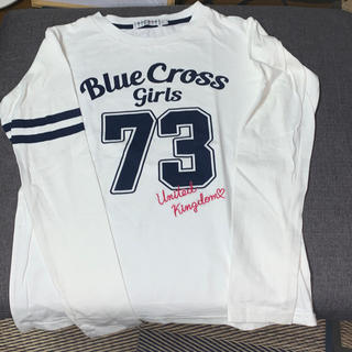 ブルークロス(bluecross)のタイムセール中 子供服 ジュニア 女子 長袖Ｔシャツ Ｍサイズ(Tシャツ/カットソー)