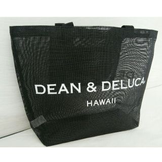 DEAN&DELUCA ハワイ限定 メッシュ トートバック 黒(トートバッグ)