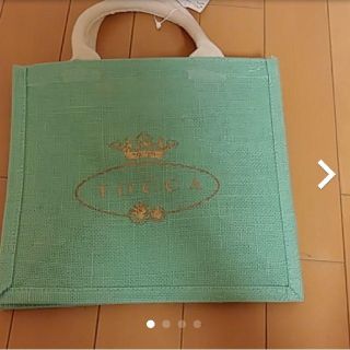 トッカ(TOCCA)の新品♪タグ付トッカ ジュートバック グリーン(トートバッグ)