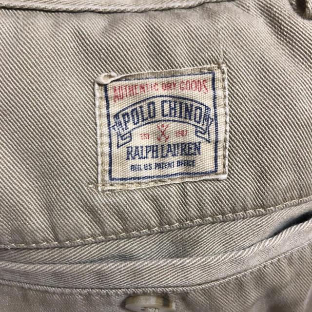 POLO RALPH LAUREN(ポロラルフローレン)のポロ バイ ラルフローレン パンツ vintage 170 ベージュ メンズのパンツ(チノパン)の商品写真