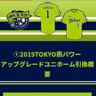 新品未開封】ヤクルトスワローズ村上宗隆選手 Wワッペン付 燕パワー