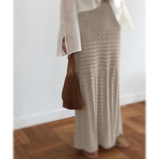 トゥデイフル(TODAYFUL)のTODAY FUL Lacy Knit SK(ロングスカート)