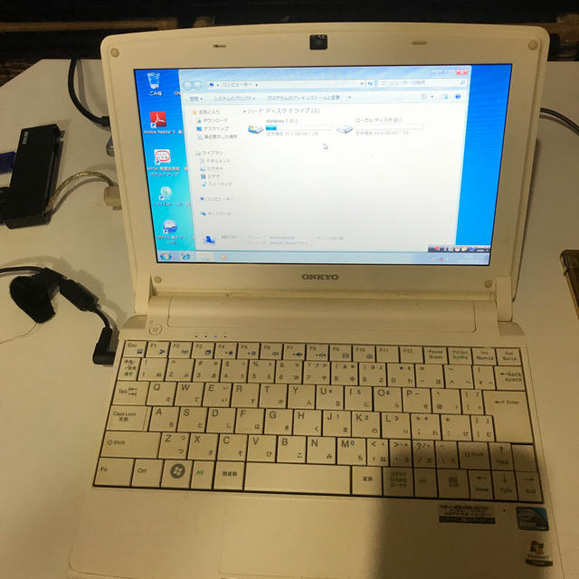 ③ノートPC パソコン ONKYO オンキョー M513A3 ケース付 美品