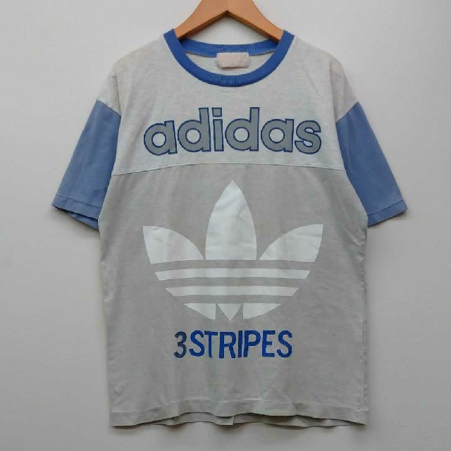 adidas(アディダス)のVINTAGE adidas アディダス デサント製 Tシャツ 160 メンズのトップス(Tシャツ/カットソー(半袖/袖なし))の商品写真