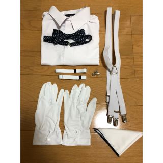 【美品】新郎小物セット 7点セット(サスペンダー)