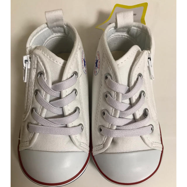 CONVERSE(コンバース)の【えな様専用】新品⭐️Converseコンバース⭐️ホワイト 13.5cm キッズ/ベビー/マタニティのベビー靴/シューズ(~14cm)(スニーカー)の商品写真