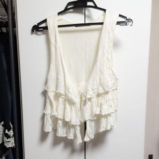 マウジー(moussy)のmoussy☆Whiteジレ(ベスト/ジレ)