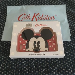 キャスキッドソン(Cath Kidston)のディズニー　iPhone7　ラバー ケース　ミッキー&フレンズプレースメント(iPhoneケース)