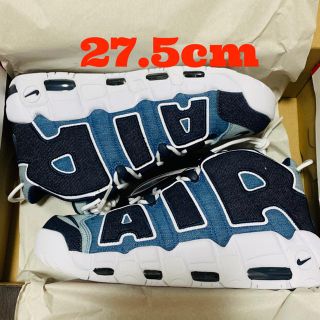 ナイキ(NIKE)の27.5cm NIKE AIR MOREUPTEMPO ナイキ モアテン デニム(スニーカー)