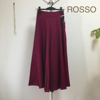 アーバンリサーチロッソ(URBAN RESEARCH ROSSO)の新品🍀ROSSO リネンサーキュラースカート 定価15,120円(ロングスカート)