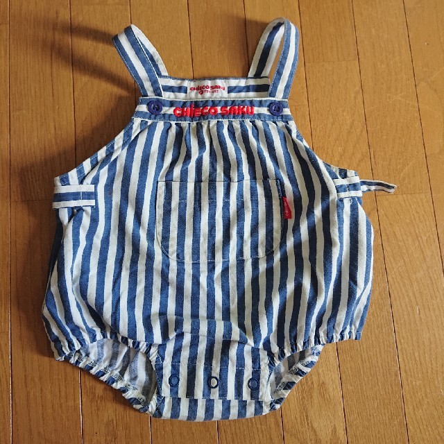 サロペット ロンパース 80 キッズ/ベビー/マタニティのベビー服(~85cm)(ロンパース)の商品写真