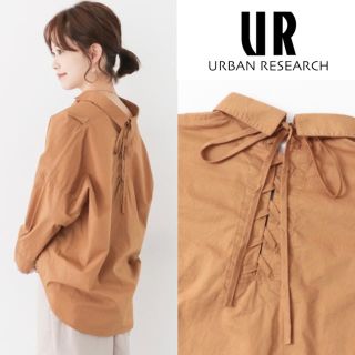 アーバンリサーチ(URBAN RESEARCH)のあっこ様専用 美品＊2018ss アーバンリサーチ レースアップブラウス(シャツ/ブラウス(長袖/七分))