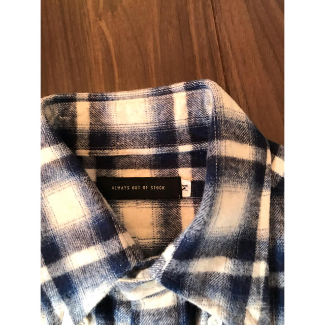 BARNEYS NEW YORK(バーニーズニューヨーク)のaaaさん専用:Always Out Of Stock Blue Flannel メンズのトップス(シャツ)の商品写真