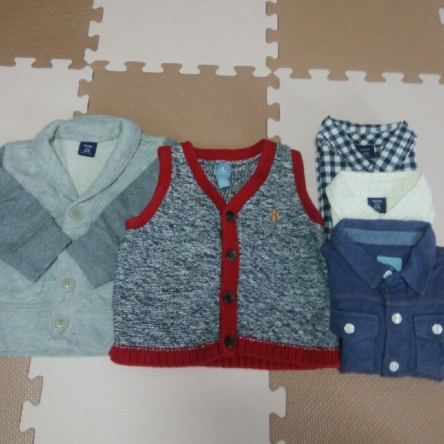 babyGAP(ベビーギャップ)のギャップ　まとめ売り　22点　秋～冬服　80　男の子 キッズ/ベビー/マタニティのベビー服(~85cm)(その他)の商品写真