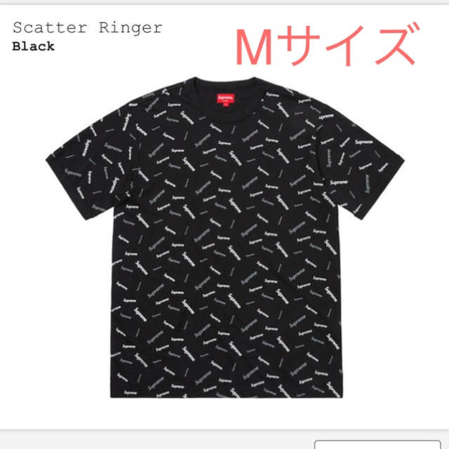 【M】 Scatter Ringer Tee SUPREME