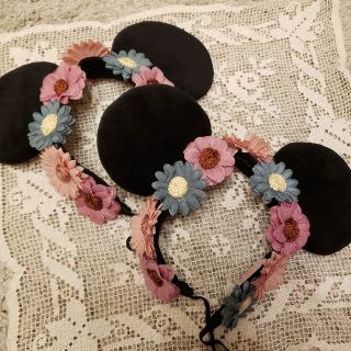 ディズニー(Disney)のDisney♥️ミニーお花ヘアバンド(ヘアバンド)