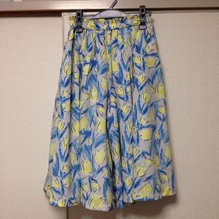 ダブルクローゼット(w closet)の♡チューリップ柄ガウチョパンツ♡(その他)