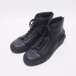 ベルスタッフ(BELSTAFF)の希少 ベルスタッフ バックジップ レザースニーカー 0284-017(スニーカー)