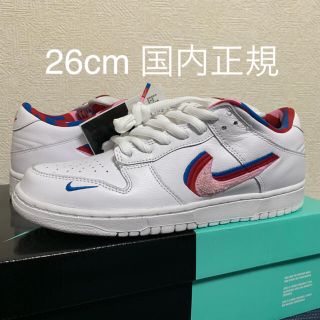 ナイキ(NIKE)のPARRA NIKE SB DUNK SB LOW ダンク 26cm US8(スニーカー)