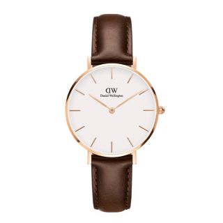 ダニエルウェリントン(Daniel Wellington)の【新品】ダニエルウェリントン 腕時計 ブラウンレザーベルト(腕時計)