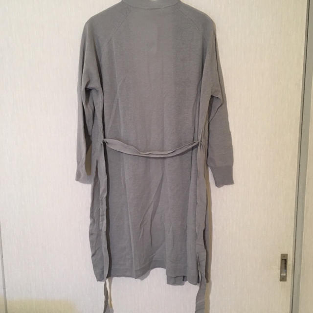 chocol raffine robe(ショコラフィネローブ)の新品 ロングニットカーディガン グレー レディースのトップス(カーディガン)の商品写真
