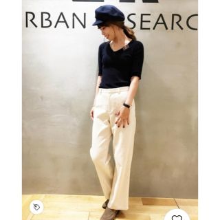 アーバンリサーチ(URBAN RESEARCH)の【ヨウコ様専用】UR 五分袖 Vネック リブニット(カットソー(長袖/七分))