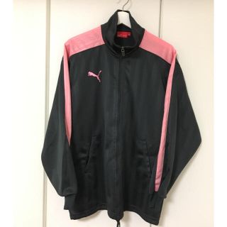 プーマ(PUMA)のプーマ PUMA ジャージ  トップス メンズ S〜M チャコールグレー ピンク(ジャージ)