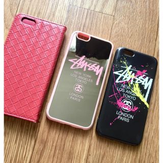 ステューシー(STUSSY)のiPhone６ケース（３点セット）(iPhoneケース)